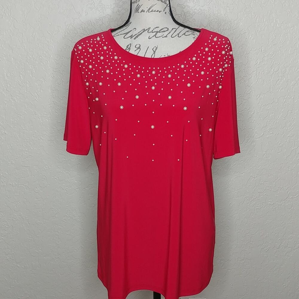 Antthony Original Pearl Beaded Top Size S‎